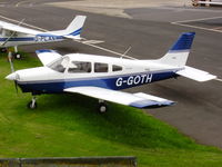 G-GOTH @ EGCB - Barton resident, taken from the control tower - by chrishall