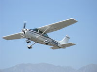 N94MN @ SZP - 1985 Cessna 182R SKYLANE, Continental O-470-U 230 Hp, takeoff climb Rwy 22 - by Doug Robertson