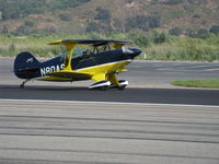 N80AS @ SZP - 1992 Pitts Aerobatics PITTS S-2B, Lycoming AEIO-540, landing roll Rwy 22 - by Doug Robertson