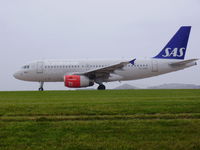 OY-KBT @ EGCC - Scandinavian Airlines - by chrishall