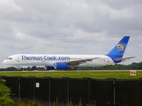 G-FCLK @ EGCC - Thomas Cook - by chrishall