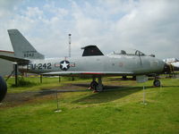 48-242 @ EGBE - North American F-86A Sabre on loan from the IWM Duxford - by chrishall