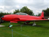 51-17473 @ EGBE - Lockheed T-33A with a poor paint job - by chrishall