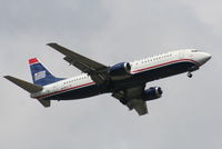 N419US @ MCO - US Airways 737-400 arriving from CLT - by Florida Metal