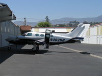 N402DR @ SZP - 1967 Cessna 402, two Continental TSIO-520-VBs 325 Hp each, airstair door open, cargo door closed - by Doug Robertson