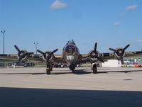 N93012 @ KVPZ - B-17G Nine-o-Nine idling on the ramp with a load of riders. - by Mike Prentiss