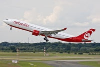 D-AERQ @ EDDL - Climbing from rwy 23L. First time in the new Air Berlin livery in the database. - by Philippe Bleus