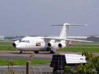 D-AWUE @ EGNR - British Aerospace BAe-146-200 (cn E2050) WDL Aviation - by chrishall