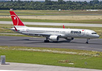 N545US @ EDDL - Taxiing to rwy 23L for take off. - by Philippe Bleus