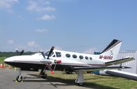 M-MANX @ EGTB - Cessna 425 at Booker - by Simon Palmer
