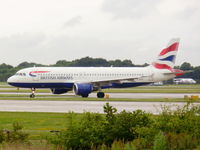 G-BUSI @ EGCC - British Airways - by Chris Hall