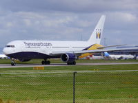 G-DIMB @ EGCC - Monarch Airlines - by Chris Hall