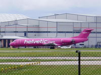 HB-JVF @ EGCC - Helvetic Airlines - by Chris Hall