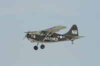 N3232S @ KOSH - Stinson L-5G