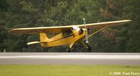 N6510H @ LBT - Resisting the runway - by Paul Perry