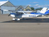 N200ER @ FLD - On the ramp at Fond Du Lac, WI - by Bob Simmermon