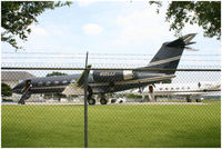 N121JJ @ KIAH - Black Gulfstream - by Thomas L Hughes