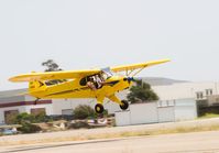 N118DG @ KLPC - Landing West Coast Piper Cub Fly-in Lompoc 2008 - by Mike Madrid