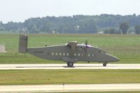 93-1319 @ CID - C-23B on take-off roll, Runway 27 - by Glenn E. Chatfield