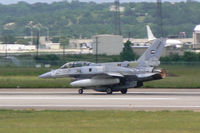 00-6056 @ NFW - UAE (3001) F-16E Block 60 Departing NASJRB Ft. Worth.