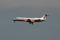 N712AE @ DFW - American Eagle landing runway 18R at DFW