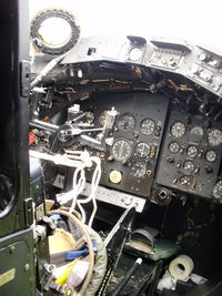 WH740 @ EGNX - Cockpit of English Electric Canberra T.17 - by chris hall