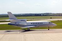 N398AC @ CID - Taxiing to the Alliant Energy Company hangar - by Glenn E. Chatfield