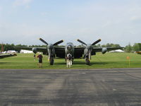 N3800L @ OSH - 1945 Lockheed P38L 'LIGHTNING', one Allison V-1710-89 and one Allison V-1710-91 1,475 Hp each, counter-rotating props, Limited class - by Doug Robertson