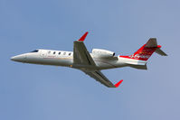 C-FXYN @ ORF - This nicely painted Bombardier Learjet 45XR C-FXYN is climbing out from RWY 5 enroute to Montreal-Pierre Elliott Trudeau Int'l (CYUL). - by Dean Heald