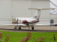 CS-DMF @ EGNR - NetJets Europe, on the Hawker Beechcraft apron at Hawarden - by chris hall
