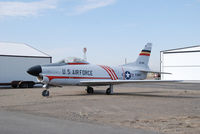 53-841 @ KONO - Sabre Parked at Ontario Airport. Part of the Merle Maine collection - by Bluedharma