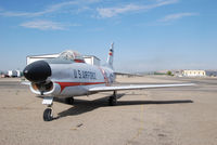 53-841 @ KONO - Sabre Parked at Ontario Airport. Part of the Merle Maine collection - by Bluedharma