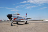 53-841 @ KONO - Sabre Parked at Ontario Airport.Part of the Merle Maine collection - by Bluedharma
