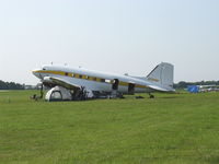 N734H @ OSH - 1949 Douglas DC-3, two P&W R-1830s 1,200 Hp each - by Doug Robertson