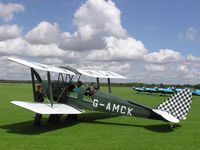 G-AMCK @ EGBK - Tiger Moth doing pleasure flights at Sywell - by Simon Palmer