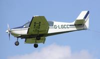 G-LGCC - Robin DR400 glider-tug landing at Dunstable - by Simon Palmer
