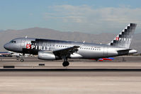 N530NK @ LAS - Spirit Airlines N530NK landing on RWY 25L. - by Dean Heald