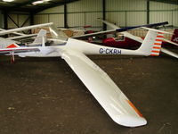 G-CKRH @ X3SI - GROB G103 TWIN ASTIR II, Seighford Airfield - by chris hall