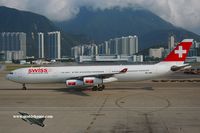 HB-JMD @ VHHH - Swissair arriving at Hong Kong - by Michel Teiten ( www.mablehome.com )
