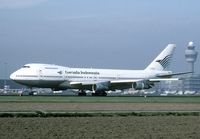 C-FDJC @ EHAM - Garuda briefly used this former Wardair 747 in the early 90's. - by Joop de Groot