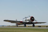 N77TX @ KFCM - Taxiing for takeoff at AirExpo 2008, Flying Cloud Airport, Eden Prairie, MN - by Peter J. Markham