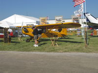 N86LC @ OSH - American Legend Aircraft  American Legend AL3C-100 open cowl CUB, Continental O-200 100 Hp, exposed cylinders S-LSA - by Doug Robertson