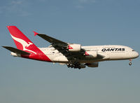 F-WWSK @ LFBO - C/n 0014 - First A380 in full Qantas c/s - To be VH-OQA - Coming from XFW on landing rwy 14R - by Shunn311