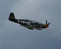 N551E @ YIP - Jack Roush's P-51B Old Crow