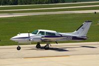 N3640G @ CID - Taxiing to Runway 27 for departure. - by Glenn E. Chatfield