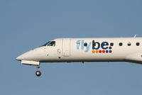 G-ERJE @ EBBR - flight BE1841 is descending to rwy 25L - by Daniel Vanderauwera