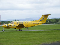 G-SASC @ EGPF - Air ambulance B200 Super king air - by Mike stanners