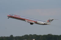 N454AA @ DTW - American MD-80 - by Florida Metal