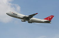 N667US @ DTW - Northwest 747-400 - by Florida Metal
