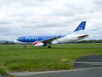 G-DBCI @ EGPF - BMI A319 Call sign Midland 5L - by Mike stanners